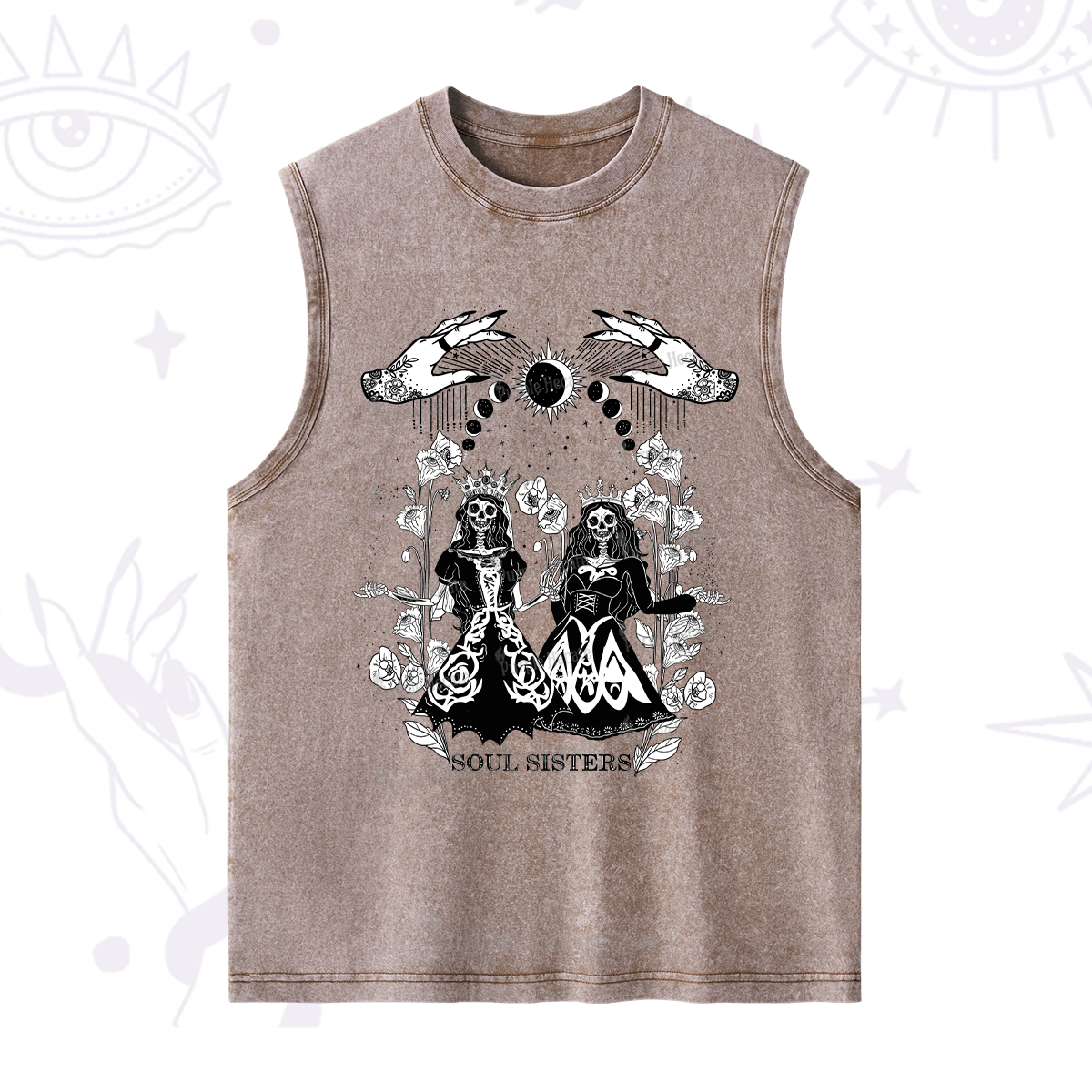 Purplehecate Soul Sister Washed Tank