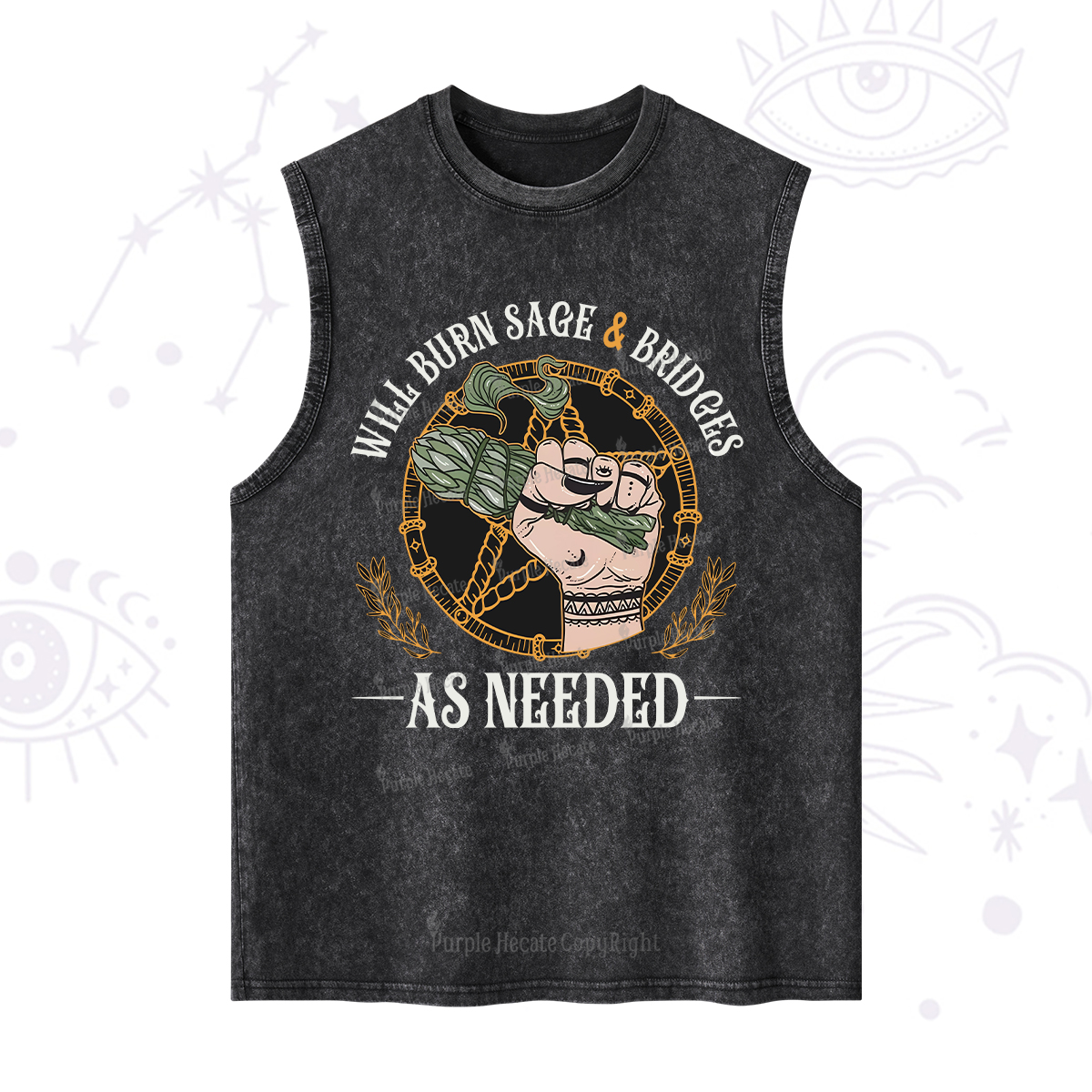 Purplehecate Will Burn Sage And Bridges Washed Tank