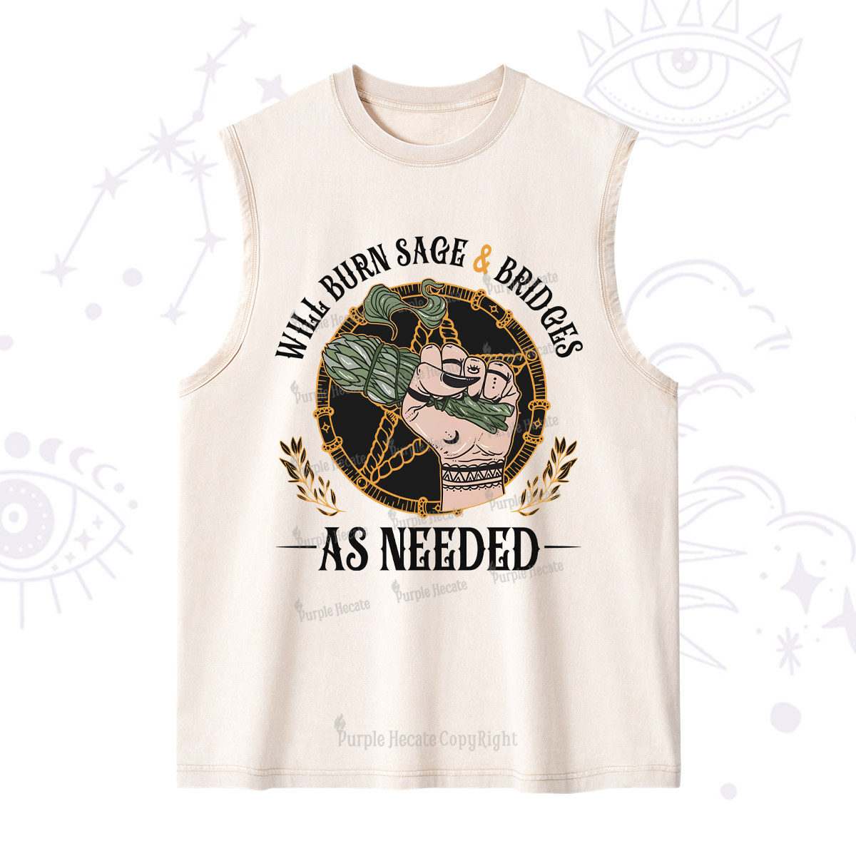 Purplehecate Will Burn Sage And Bridges Washed Tank