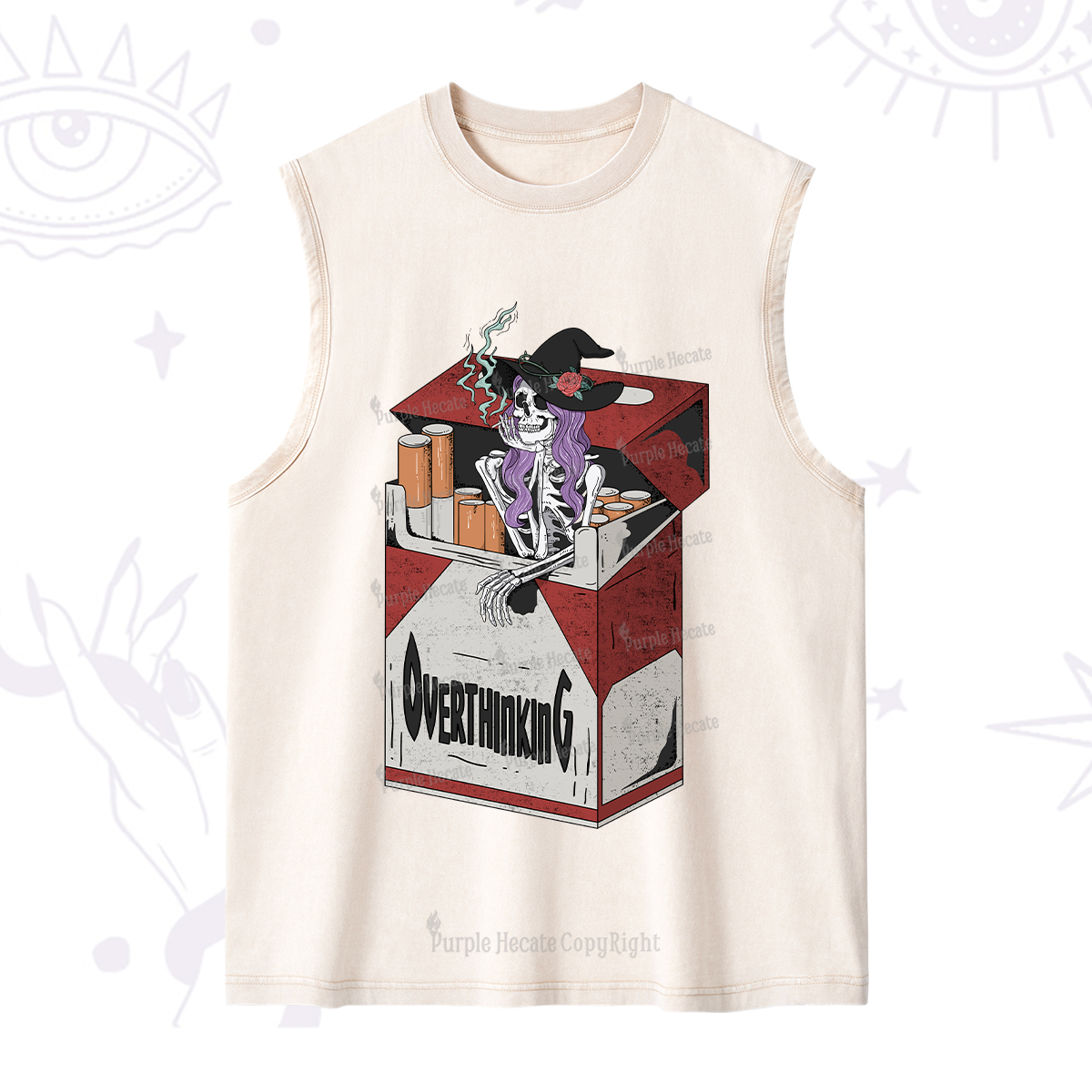 Purplehecate Overthinking Washed Tank