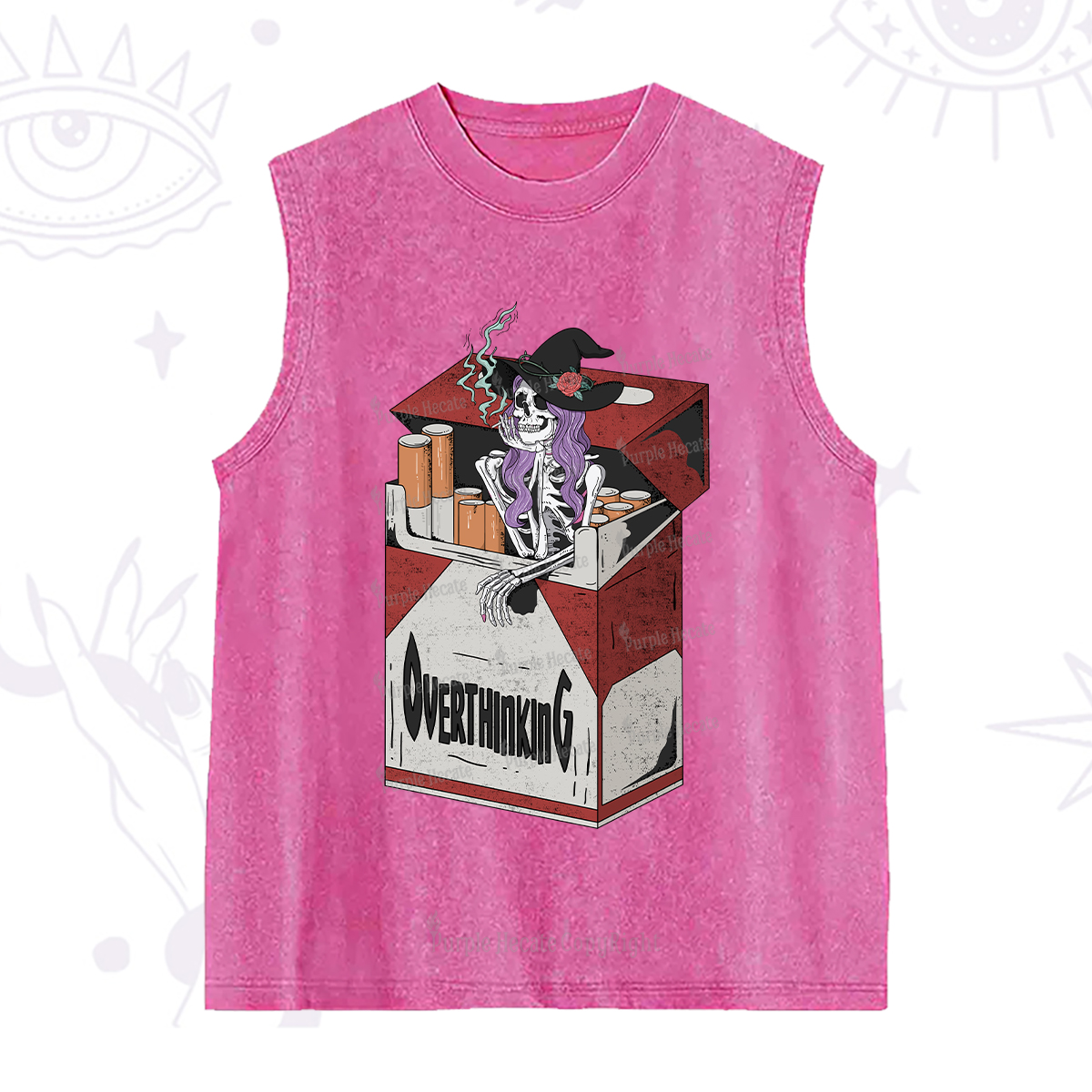 Purplehecate Overthinking Washed Tank