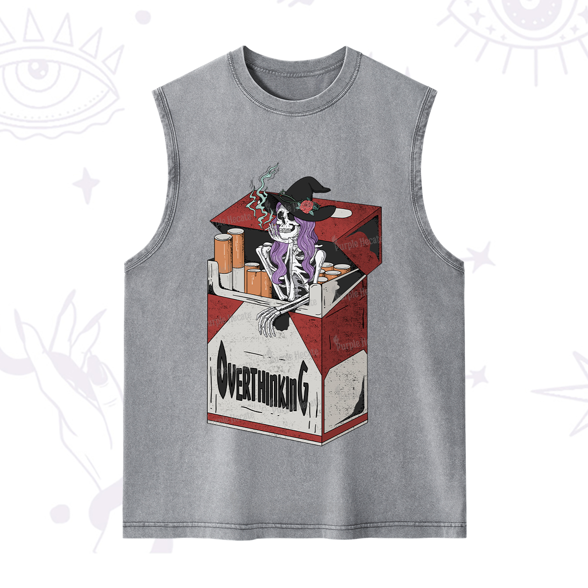 Purplehecate Overthinking Washed Tank