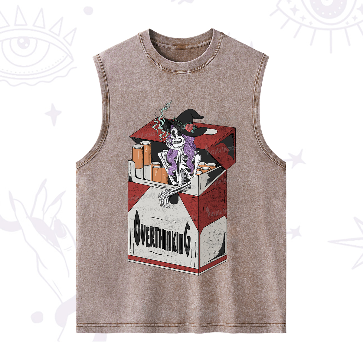 Purplehecate Overthinking Washed Tank