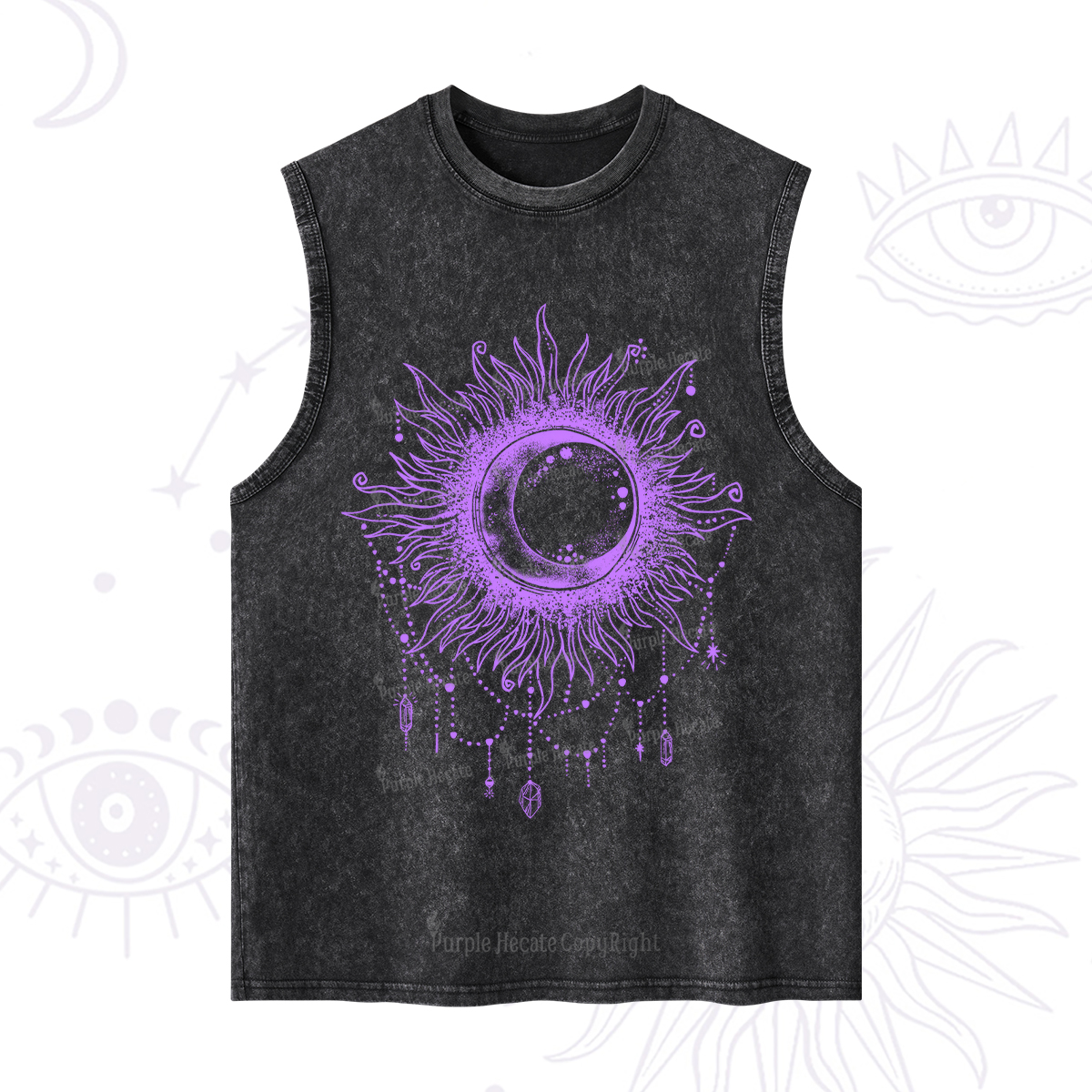 Purplehecate Starry Eye Washed Tank