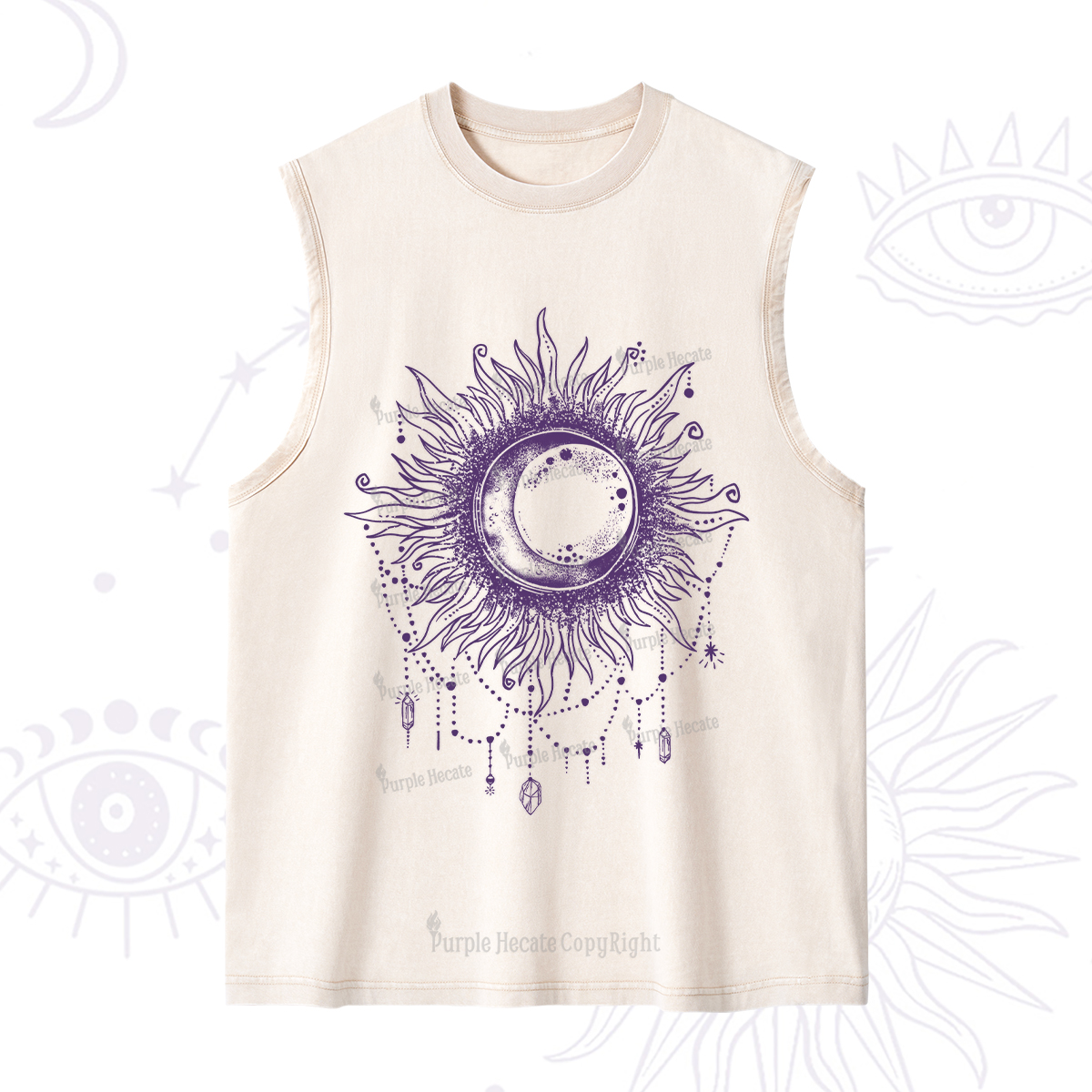 Purplehecate Starry Eye Washed Tank