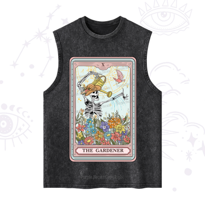 Purplehecate The Gardener Tarot Washed Tank