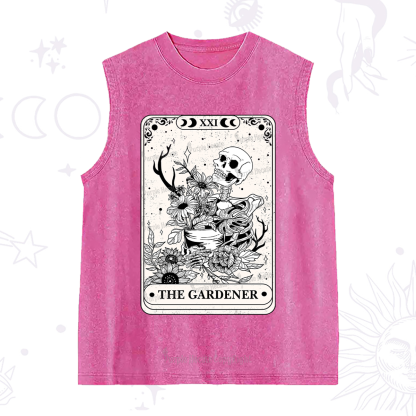 Purplehecate The Gardener Tarot Washed Tank