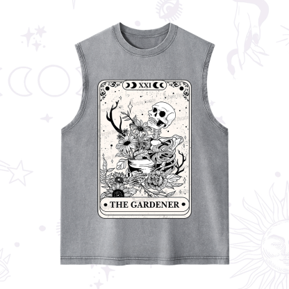Purplehecate The Gardener Tarot Washed Tank