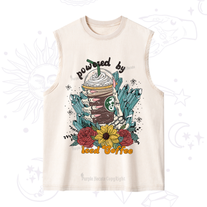 Purplehecate Powered By Ice Coffee Washed Tank