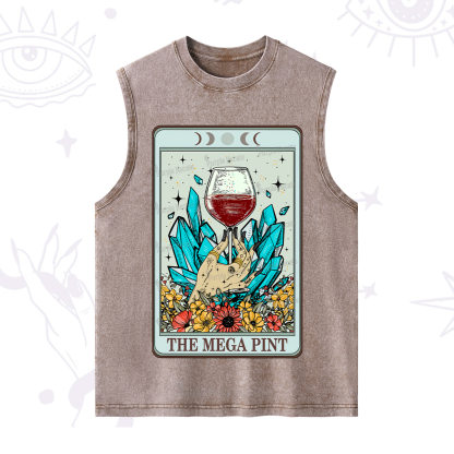 Purplehecate The Mega Pint Tarot Washed Tank
