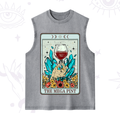 Purplehecate The Mega Pint Tarot Washed Tank