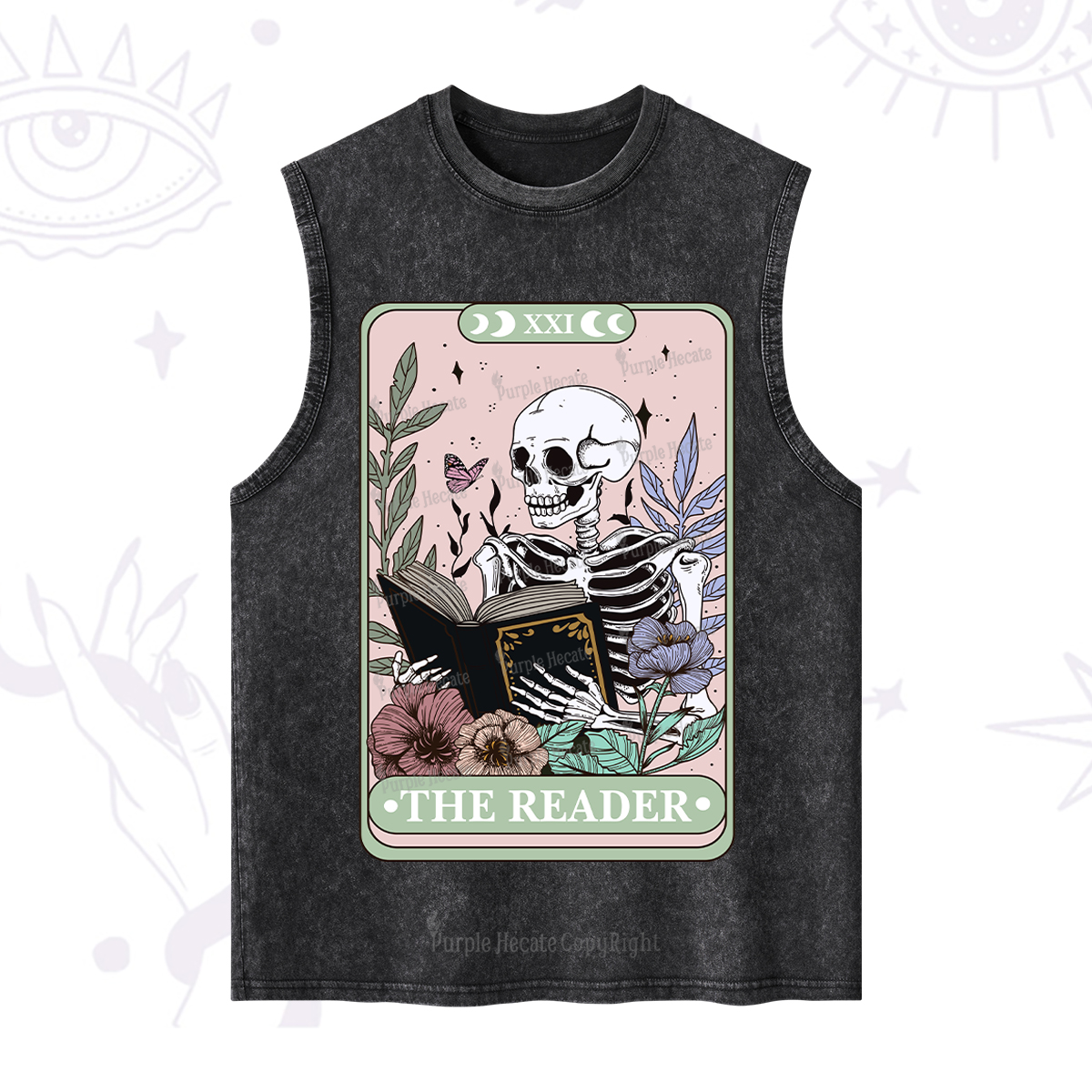 Purplehecate The Reader's Tarot Washed Tank