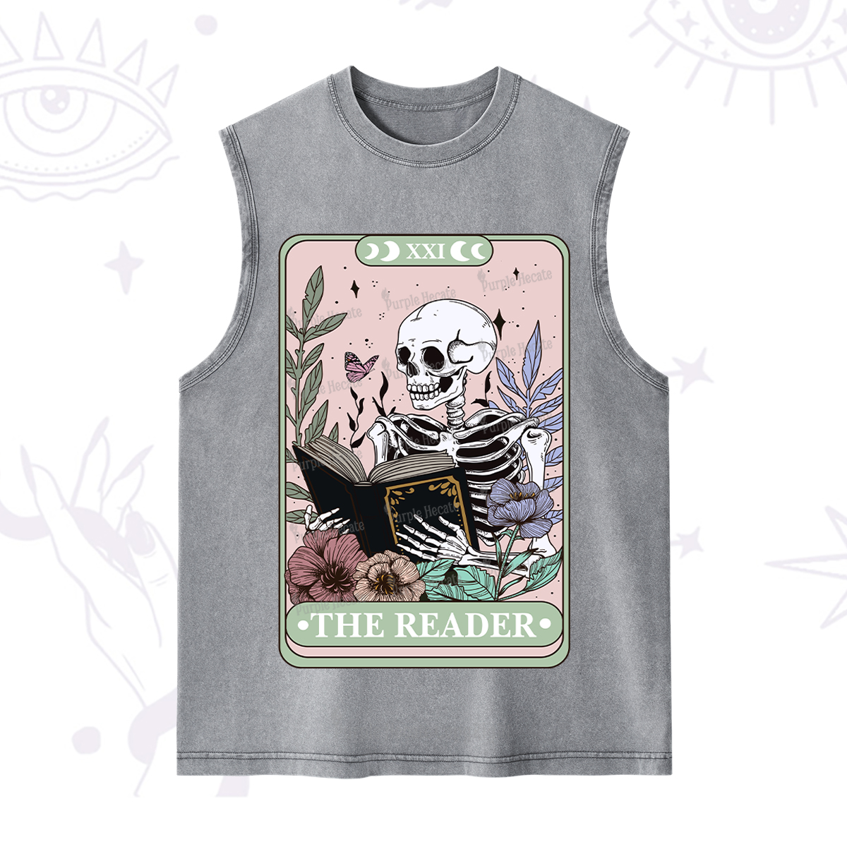 Purplehecate The Reader's Tarot Washed Tank