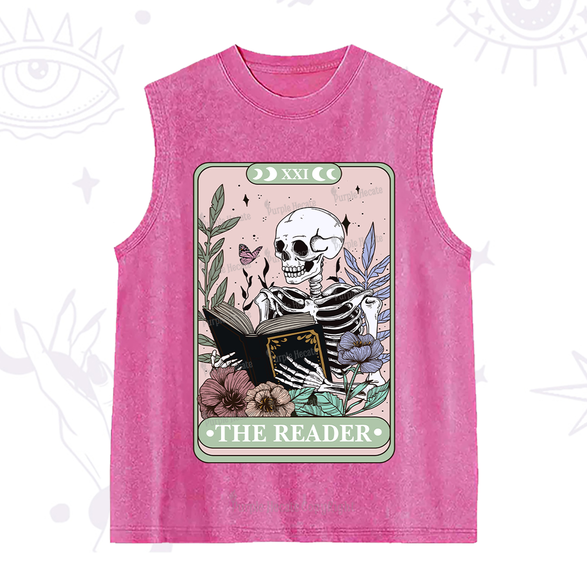 Purplehecate The Reader's Tarot Washed Tank