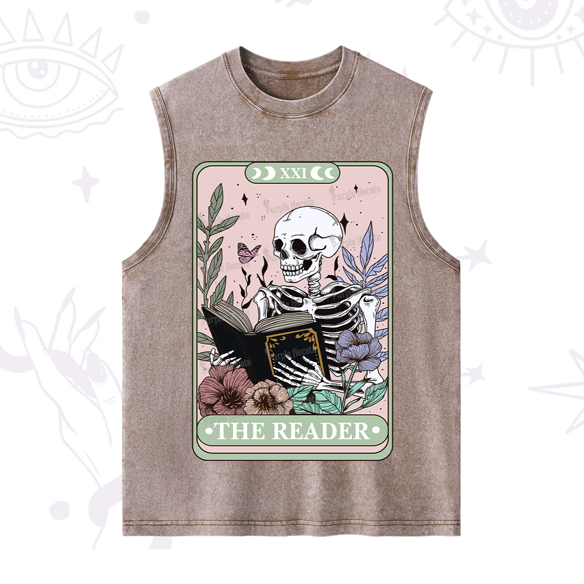 Purplehecate The Reader's Tarot Washed Tank