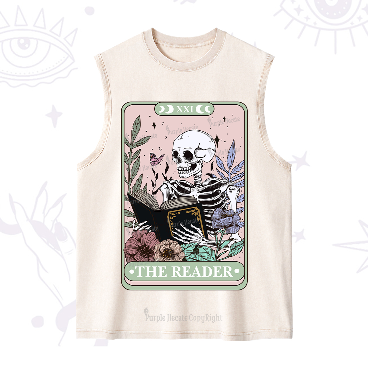 Purplehecate The Reader's Tarot Washed Tank