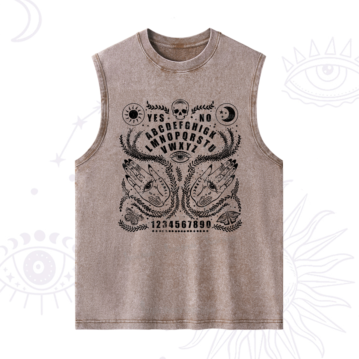 Purplehecate Ouija Spirit Board Washed Tank
