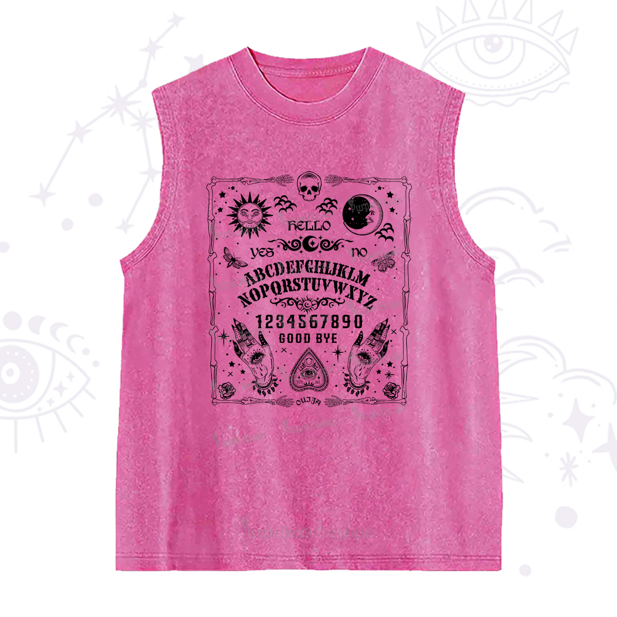 Purplehecate Ouija Board Washed Tank