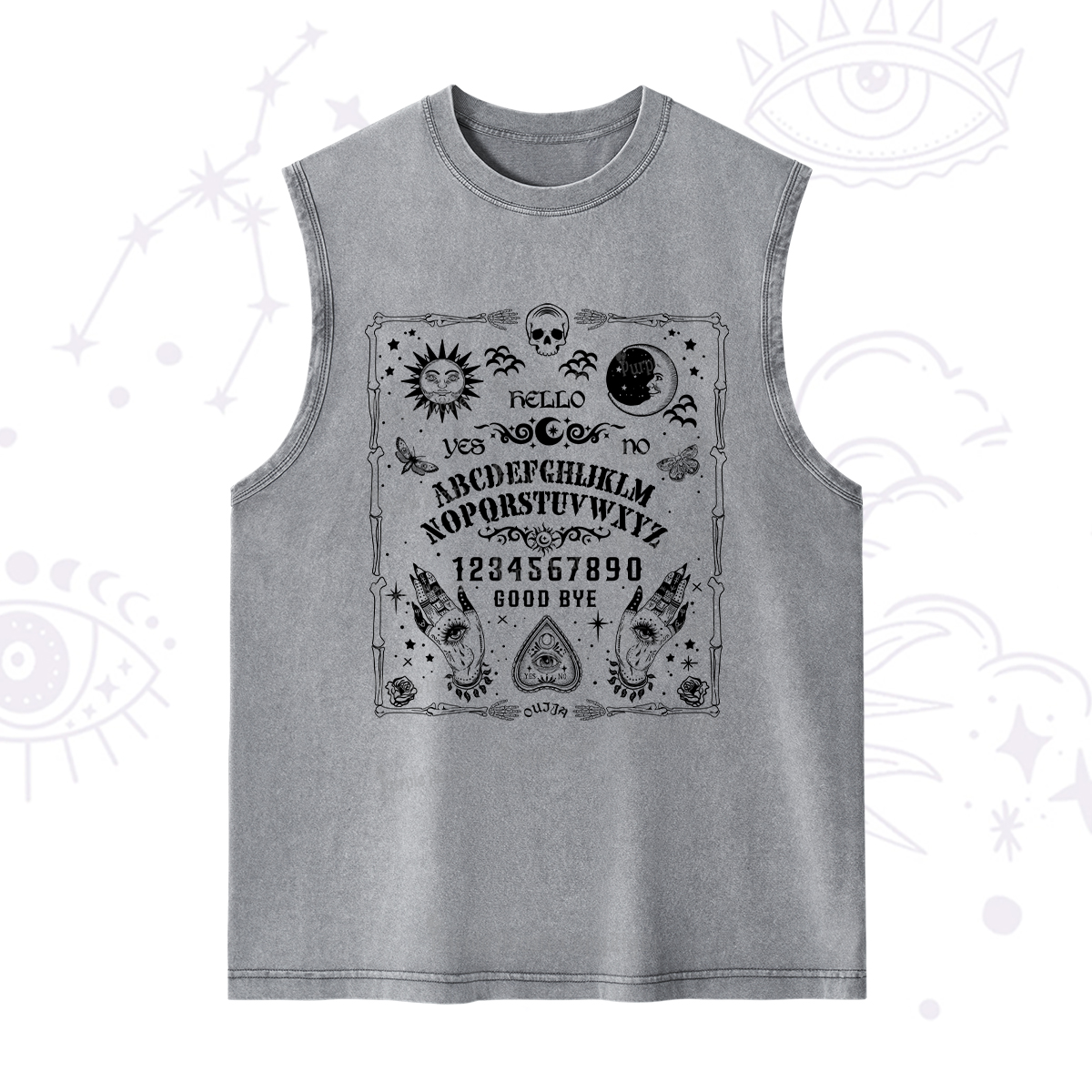 Purplehecate Ouija Board Washed Tank