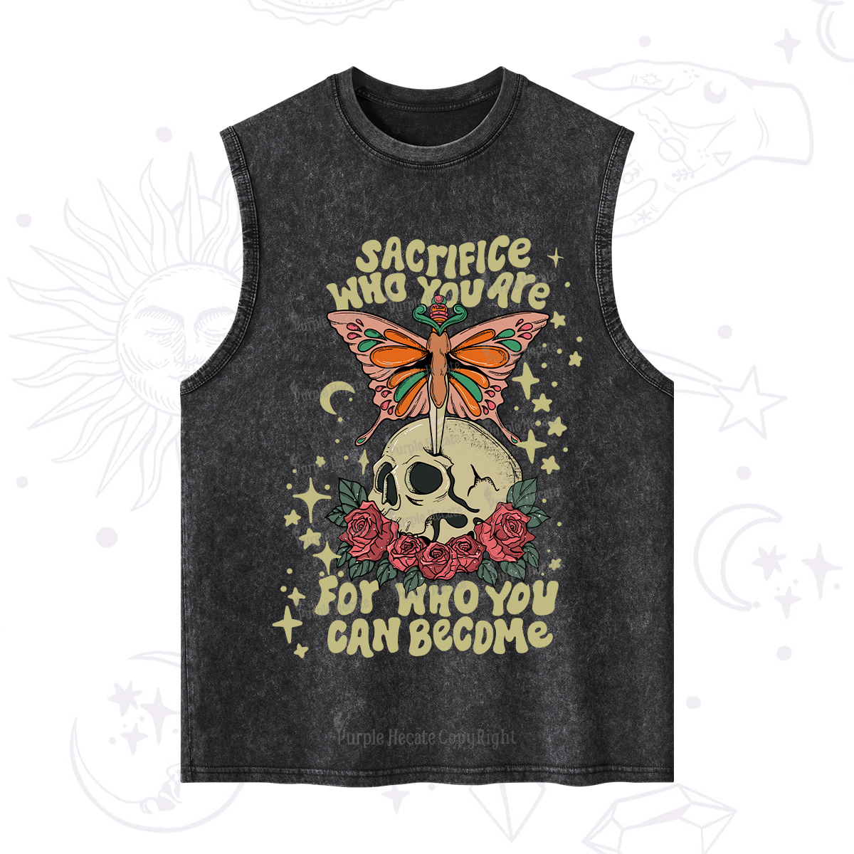 Purplehecate For Who You Can Become Washed Tank