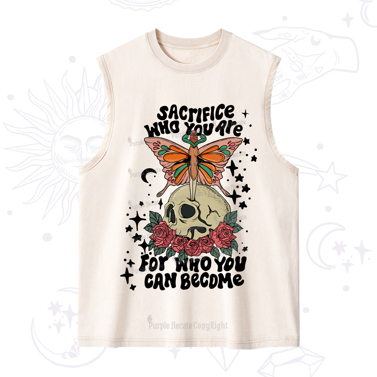 Purplehecate For Who You Can Become Washed Tank