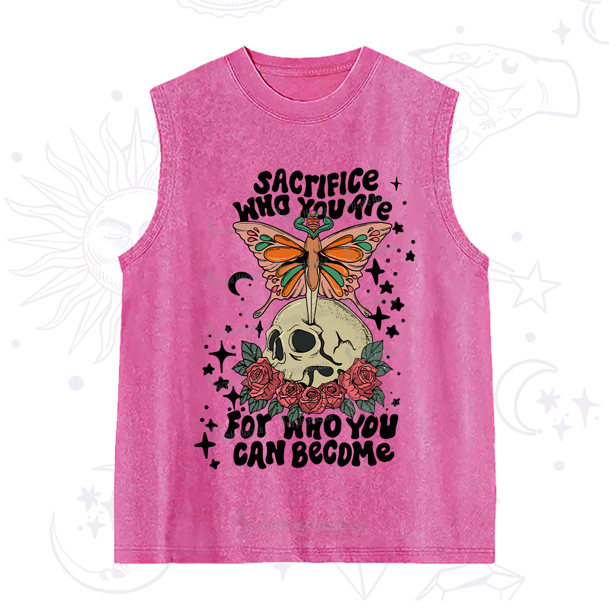 Purplehecate For Who You Can Become Washed Tank