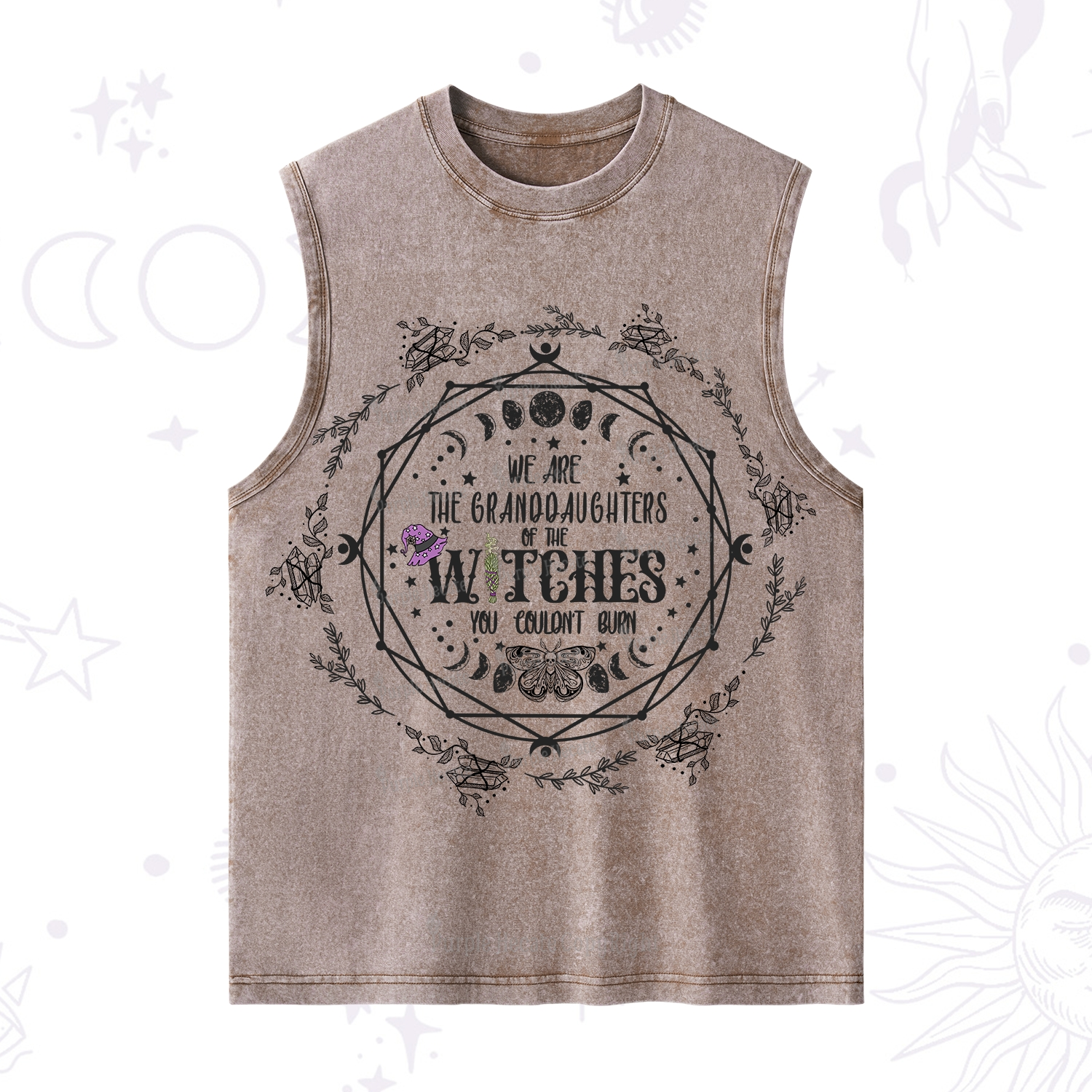 Purplehecate We Are the Granddaughters of the Witches You Could Not Burn Washed Tank