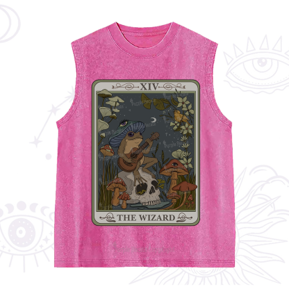Purplehecate The Wizard Tarot Washed Tank