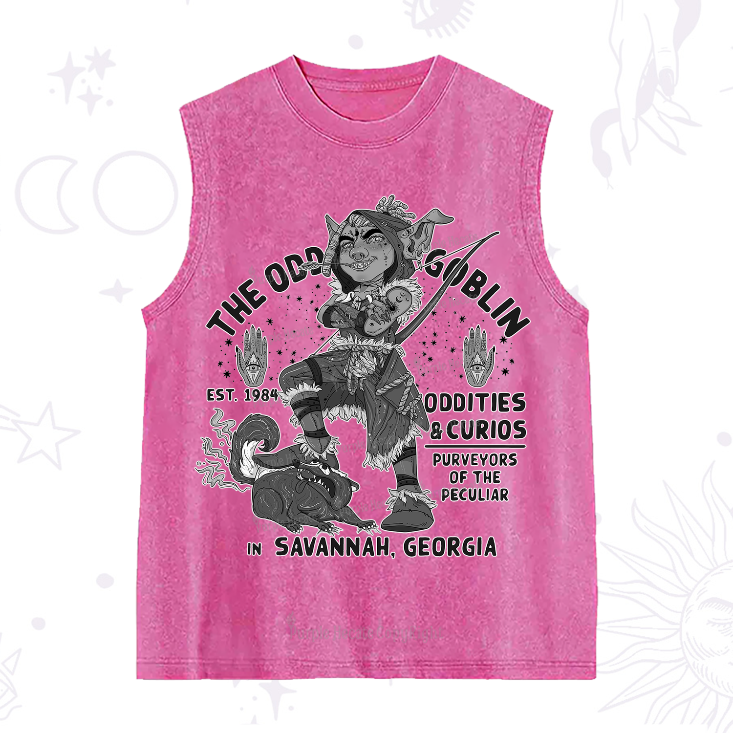 Purplehecate The Odd Goblin Washed Tank