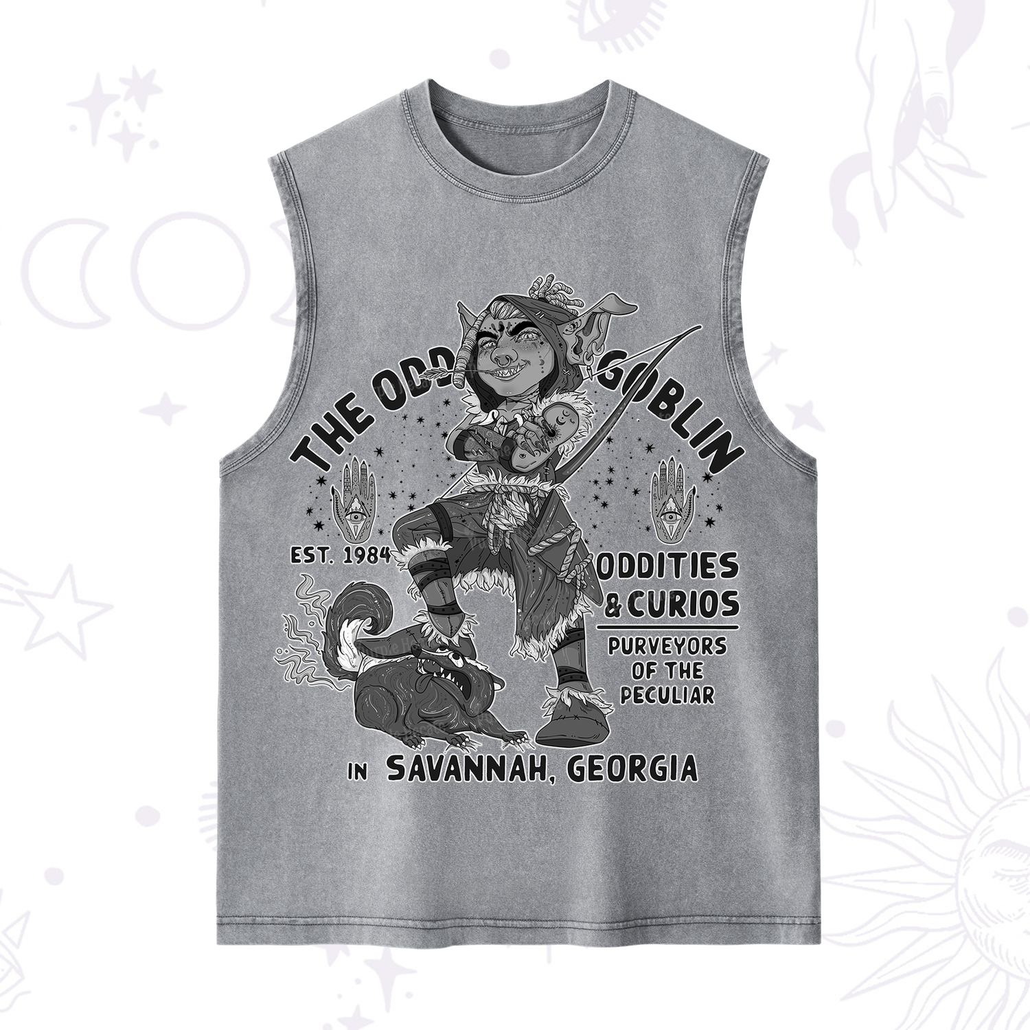 Purplehecate The Odd Goblin Washed Tank