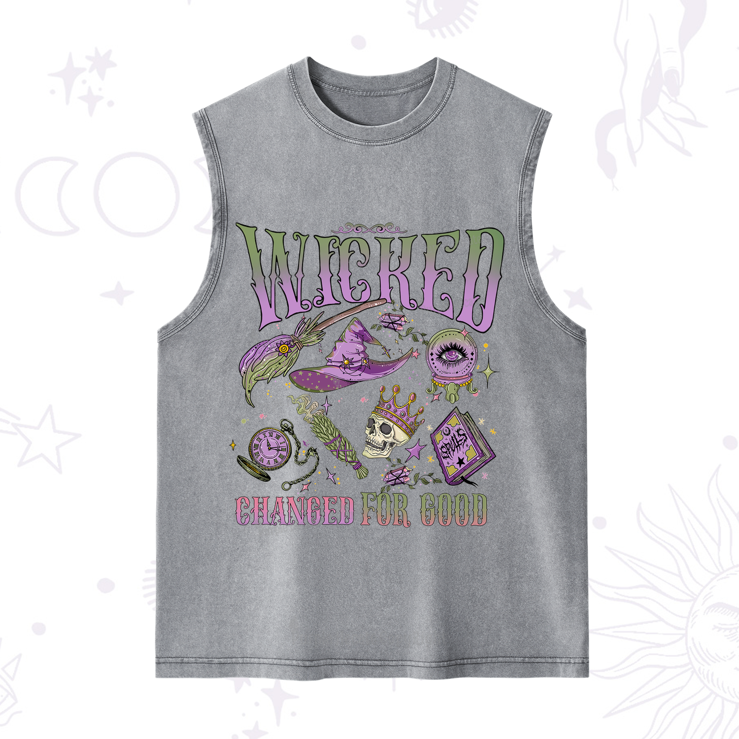 Purplehecate Wicked Changed For Good Washed Tank