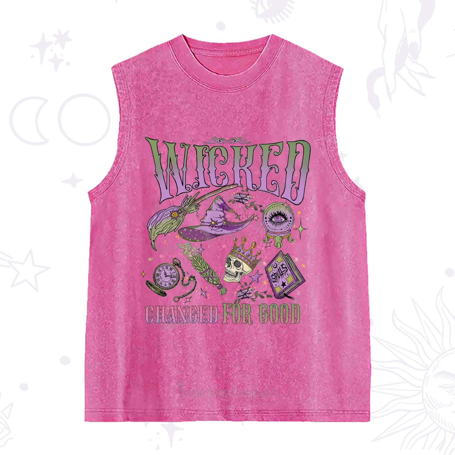 Purplehecate Wicked Changed For Good Washed Tank