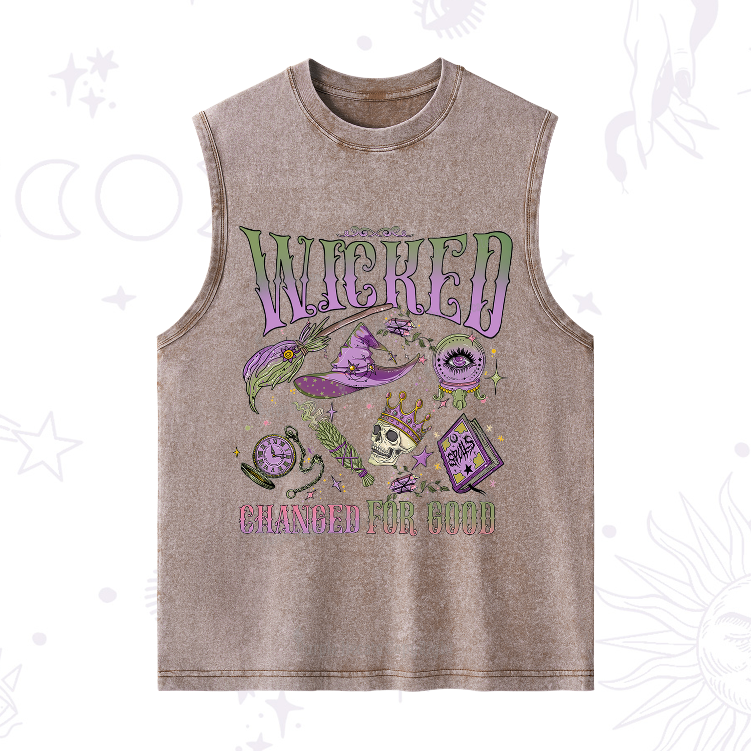 Purplehecate Wicked Changed For Good Washed Tank