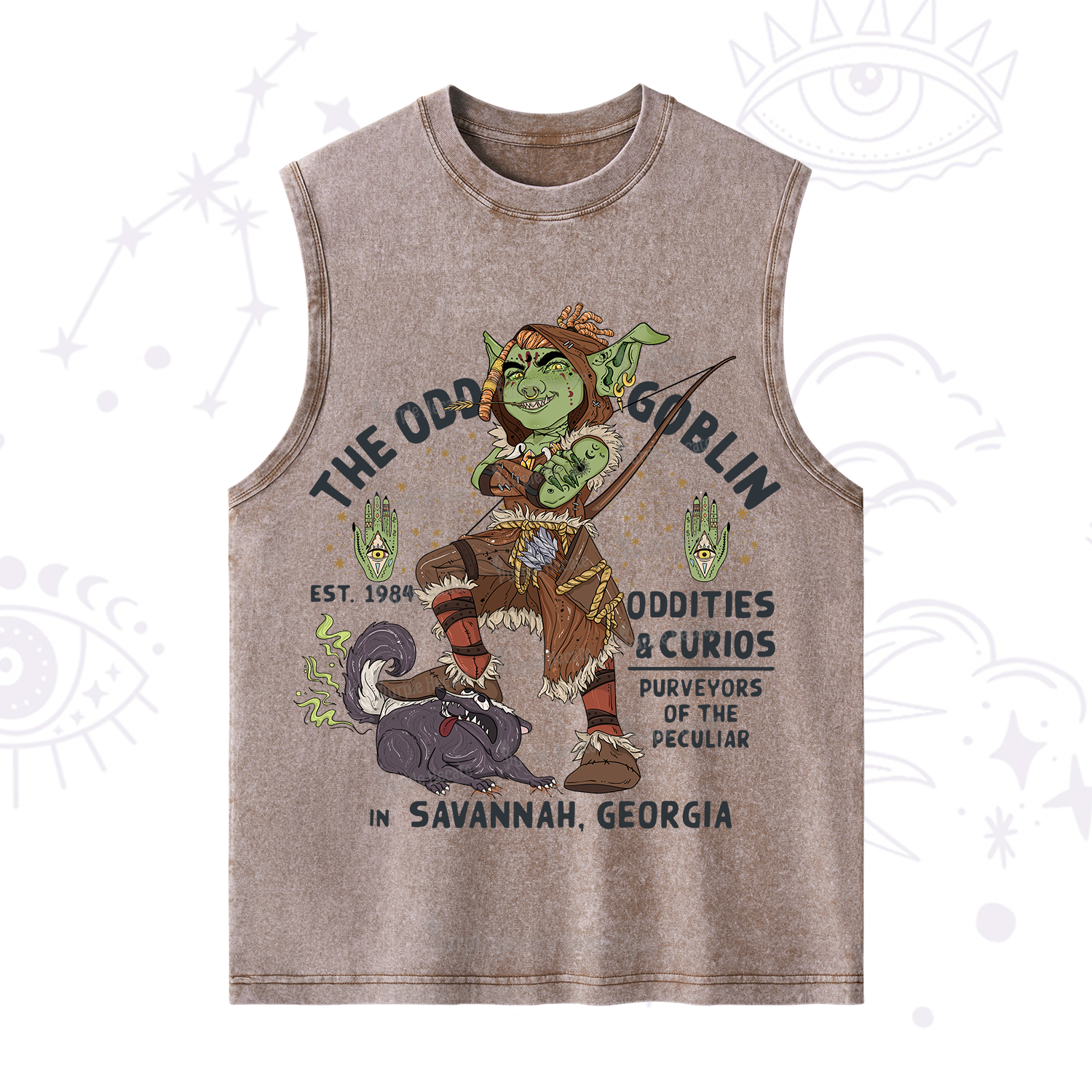 Purplehecate The Odd Goblin Washed Tank