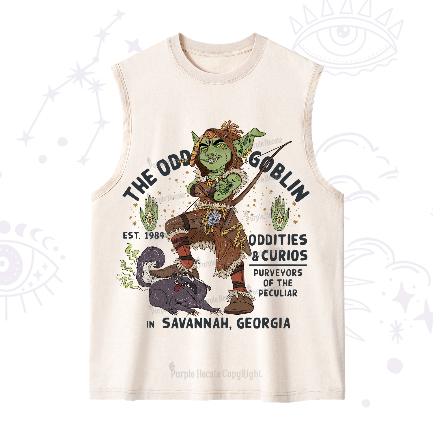 Purplehecate The Odd Goblin Washed Tank