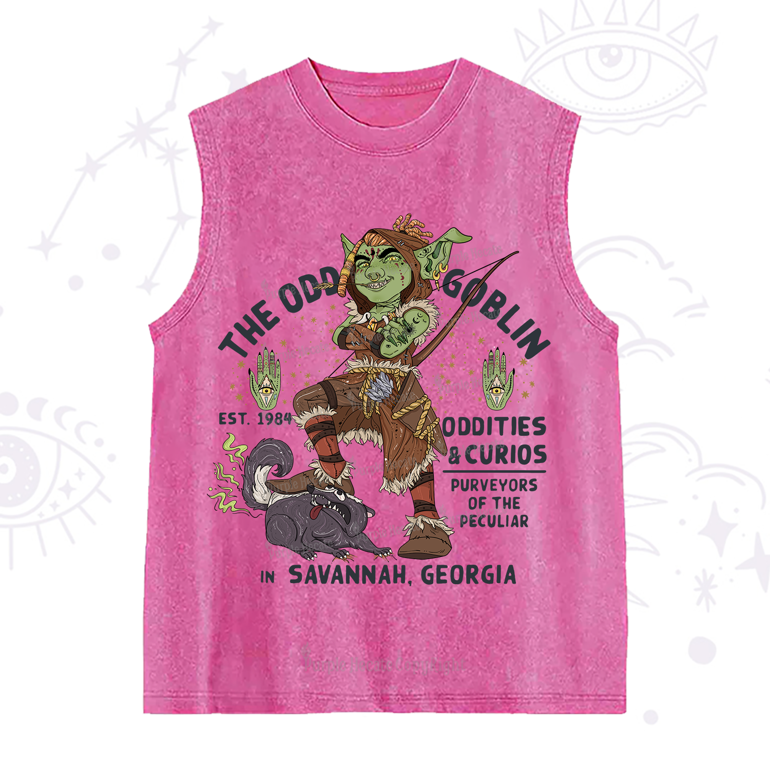 Purplehecate The Odd Goblin Washed Tank
