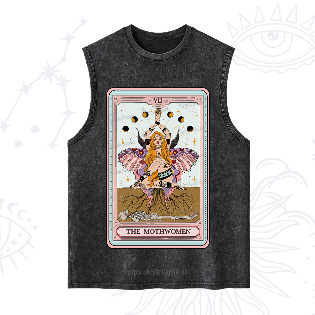 Purplehecate The Mothwomen Tarot Washed Tank