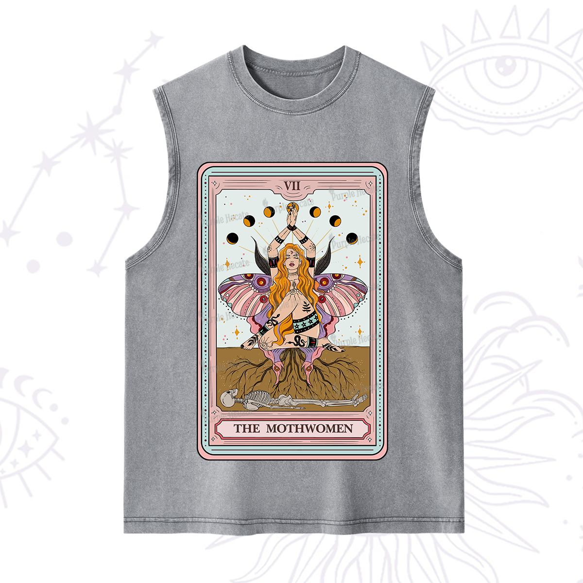 Purplehecate The Mothwomen Tarot Washed Tank