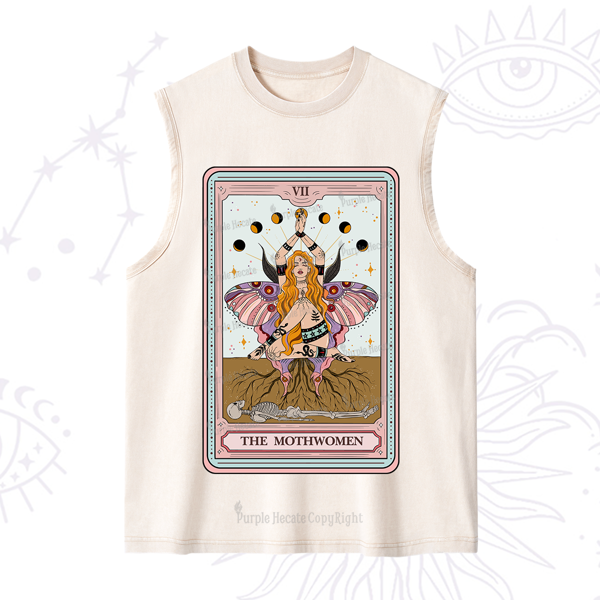 Purplehecate The Mothwomen Tarot Washed Tank