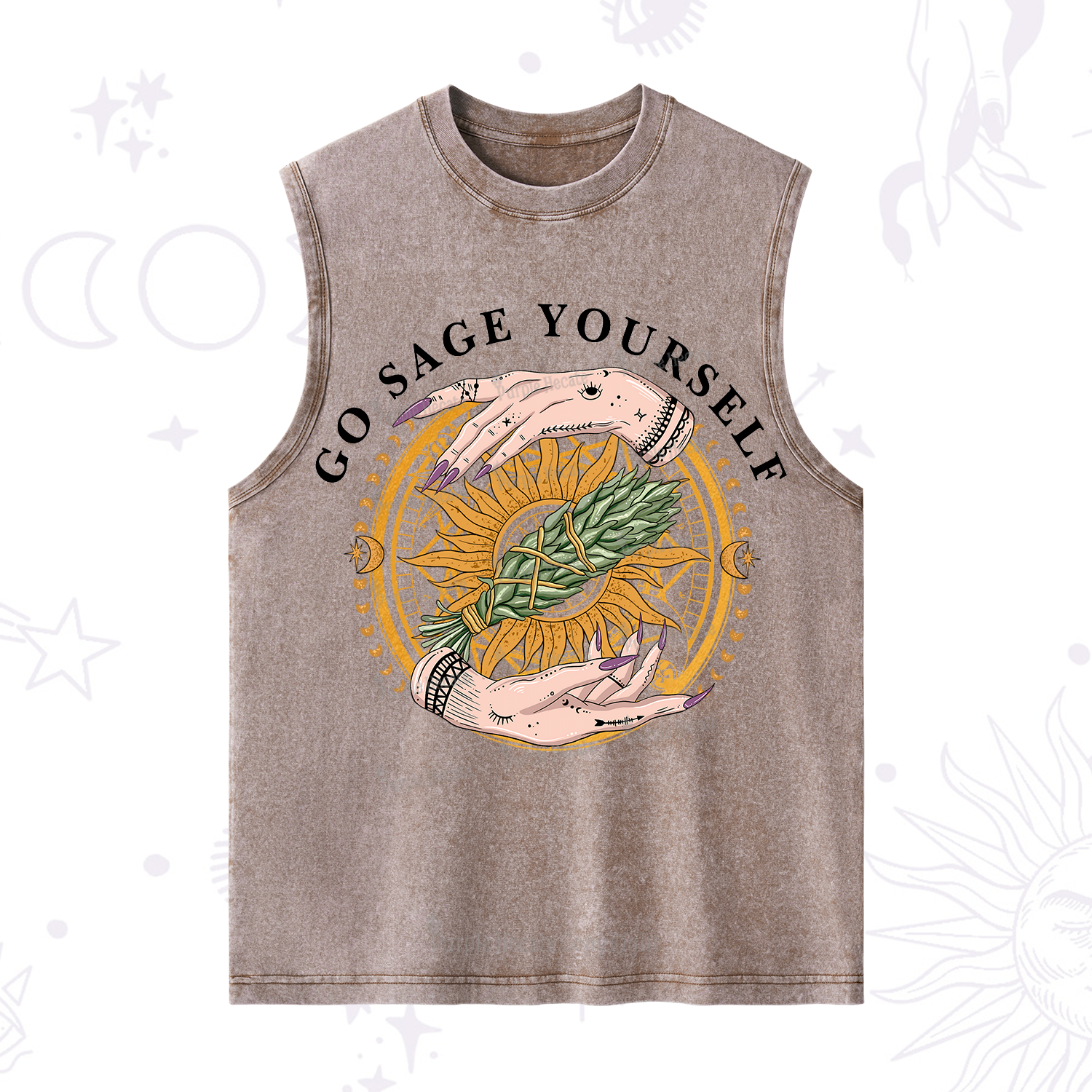 Purplehecate Sage Your Spirit Washed Tank