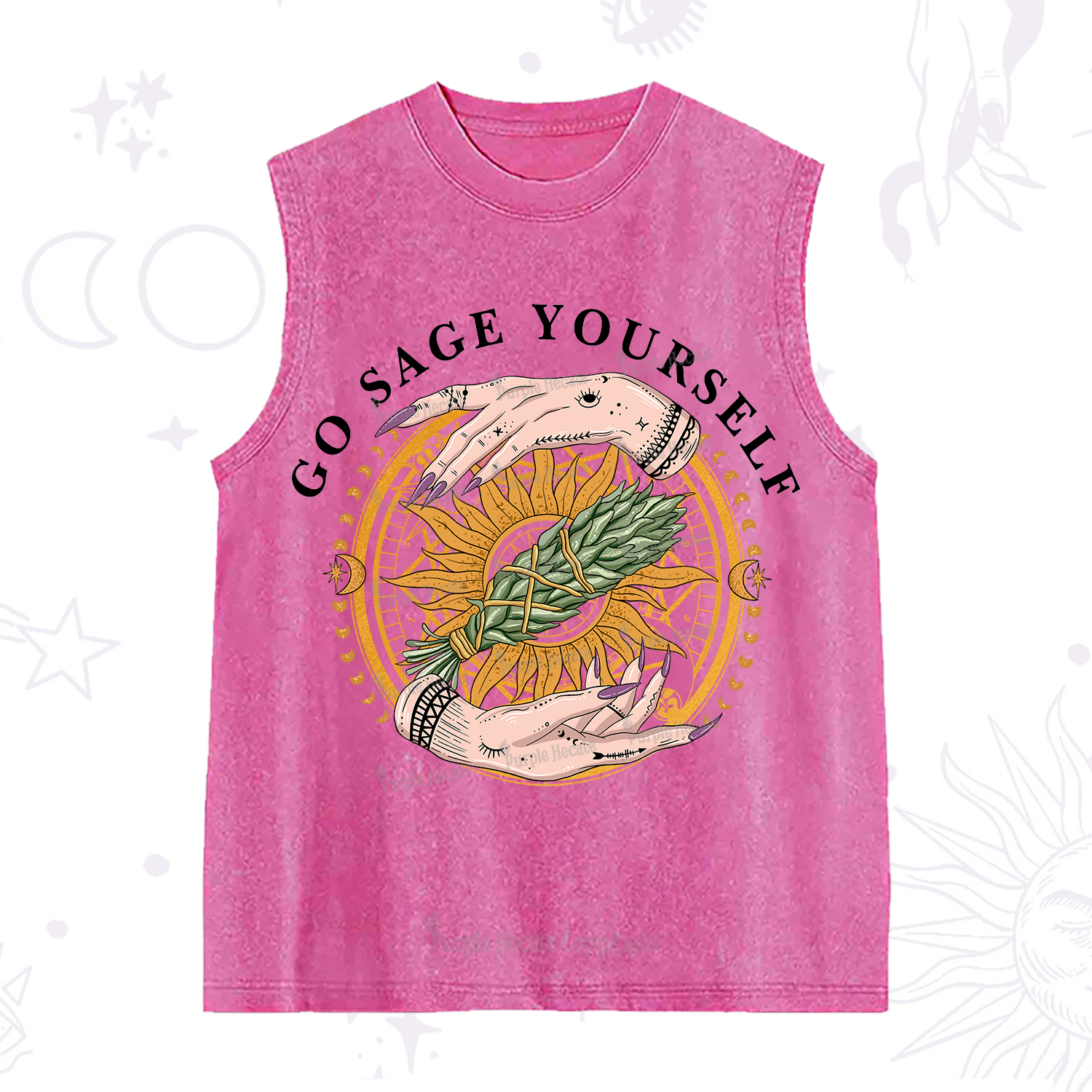 Purplehecate Sage Your Spirit Washed Tank