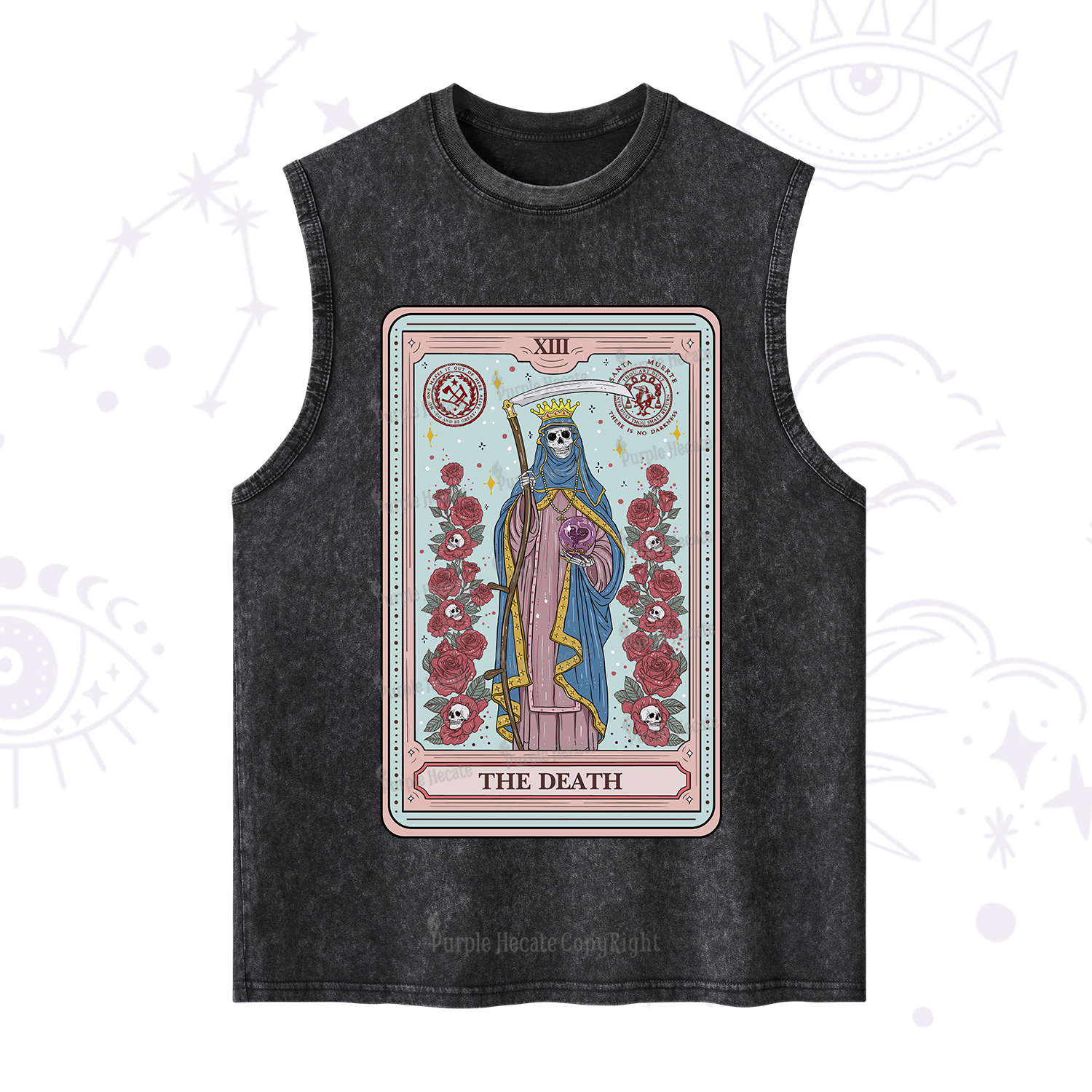 Purplehecate The Death Tarot Washed Tank