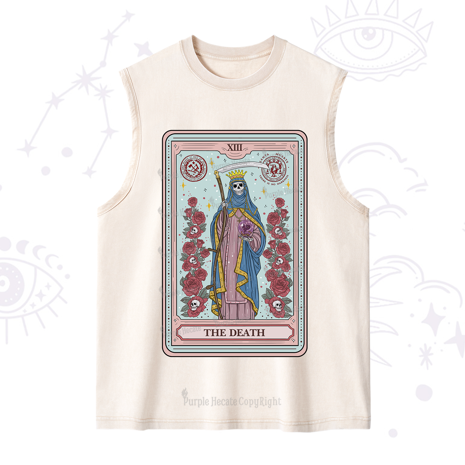 Purplehecate The Death Tarot Washed Tank