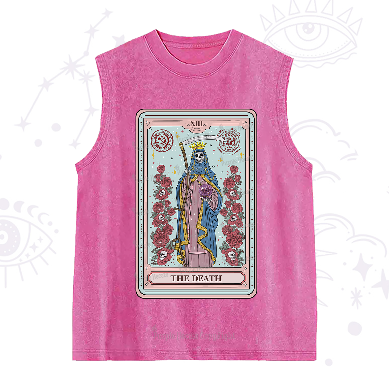 Purplehecate The Death Tarot Washed Tank