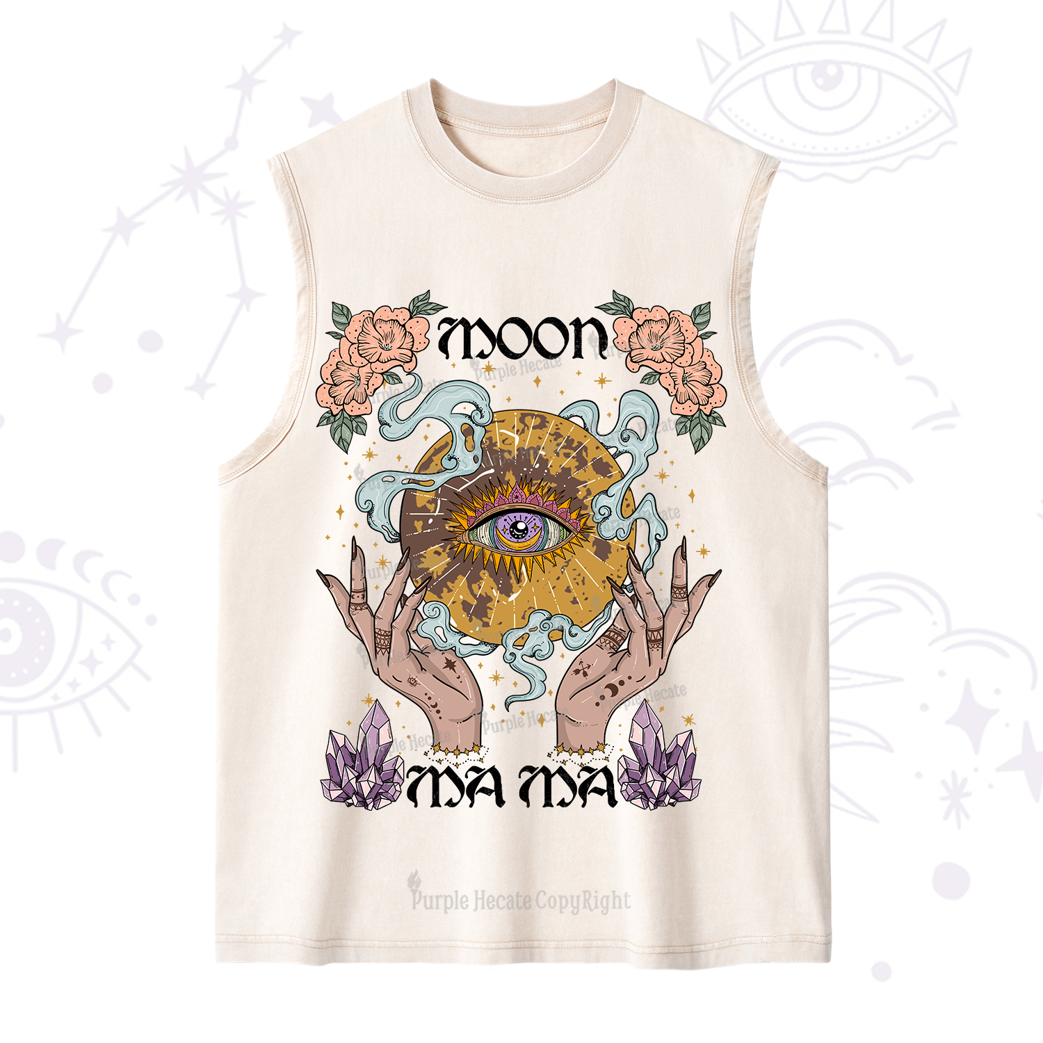 Purplehecate Moon Mama Washed Tank