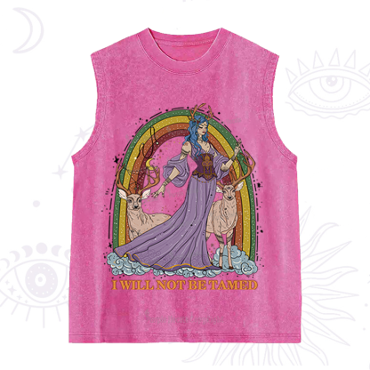 Purplehecate I Will No Be Tamed Washed Tank