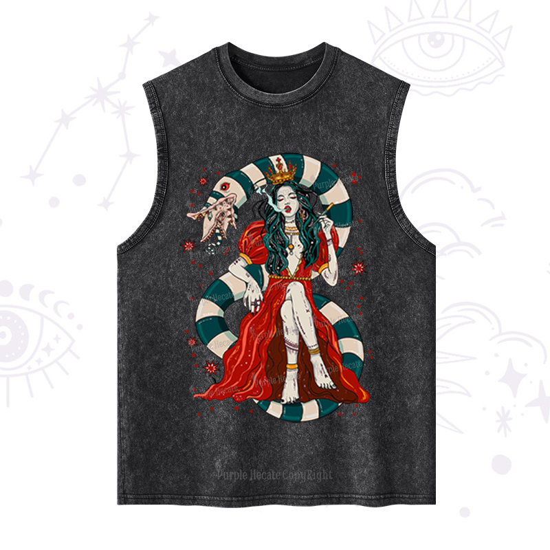 Purplehecate Queen of the Sandworms Washed Tank
