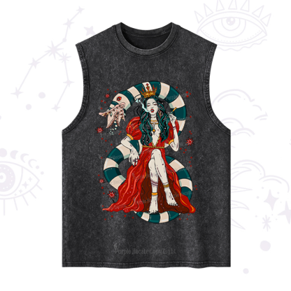 Purplehecate Queen of the Sandworms Washed Tank