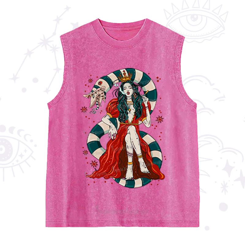Purplehecate Queen of the Sandworms Washed Tank