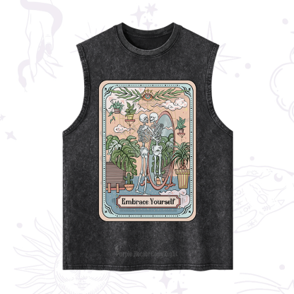Purplehecate The Embrace Yourself Tarot Washed Tank